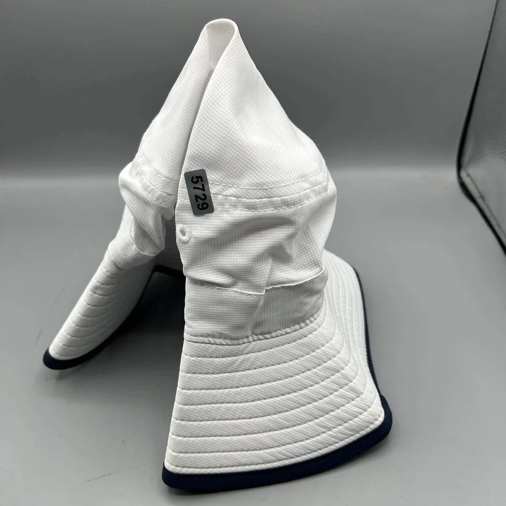 The Game Hat Men White Blue Blank Plain‎ Ultralight Boonie Cap New